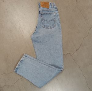 Vtg 501 Levi High Rise Junior Denim Jeans Size 7